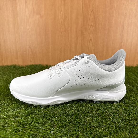 Under Armour Drive Fade White Metallic Silver Golf 3027878-101 Mens Size 9.5 main image 5